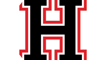 A bold black letter H with a white outline and a thicker red border on a white background. Description generated by AI