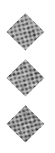 A black and white image of a circle with a line through it. Description generated by AI