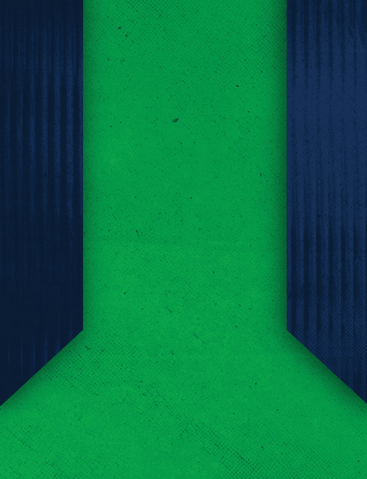 Three red and blue flags. Description generated by AI