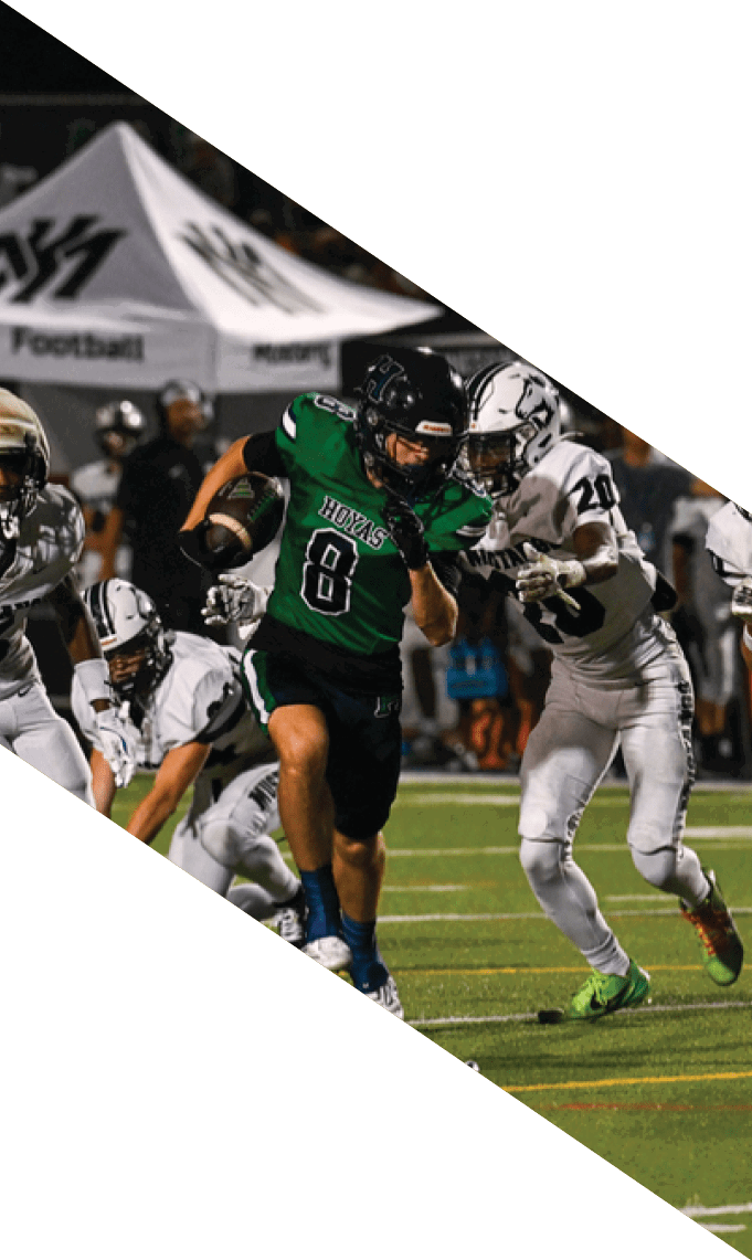 A group of football players pose for a picture. AI generated content