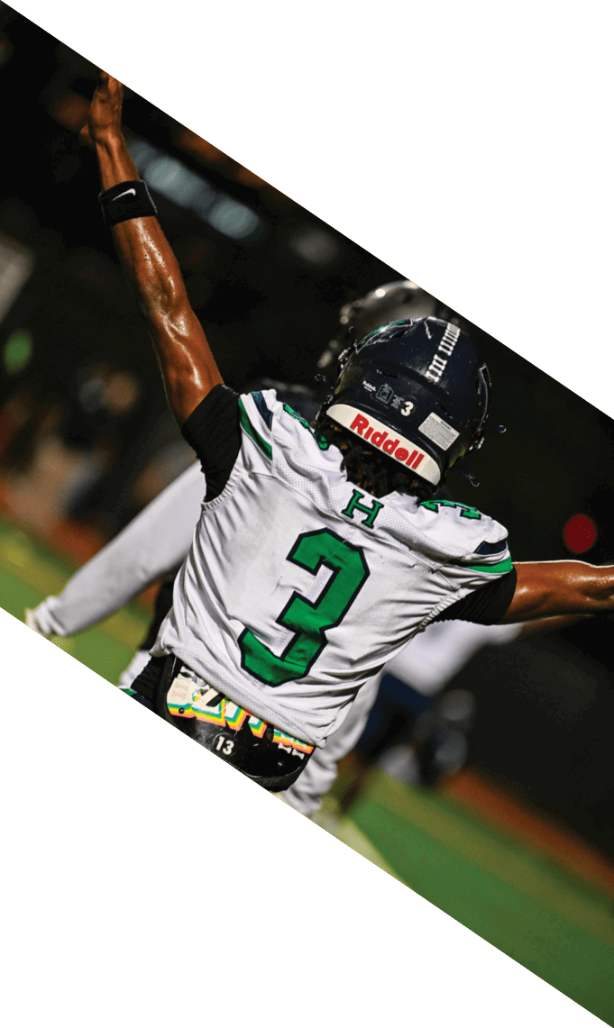 A group of football players pose for a picture. AI generated content
