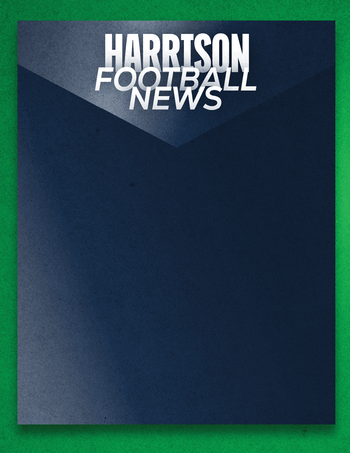A red and blue sign with a blank space for a headline. Description generated by AI