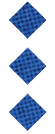 A black and white image of a circle with a red dot in the middle. Description generated by AI