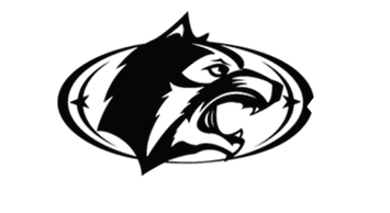 A blue and white bull head. Description generated by AI