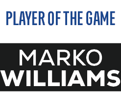 Marko Williams,Player of the Gam