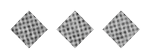A black and white image of a circle with a line through it. Description generated by AI