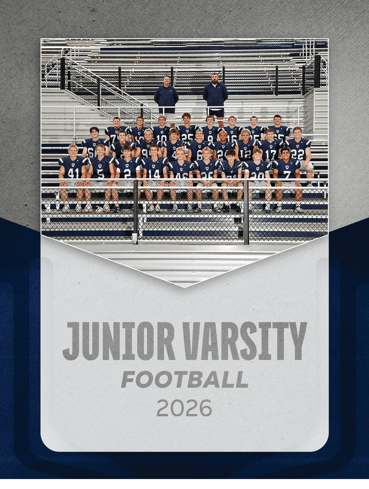 A group of football players sitting on a bench. Description generated by AI