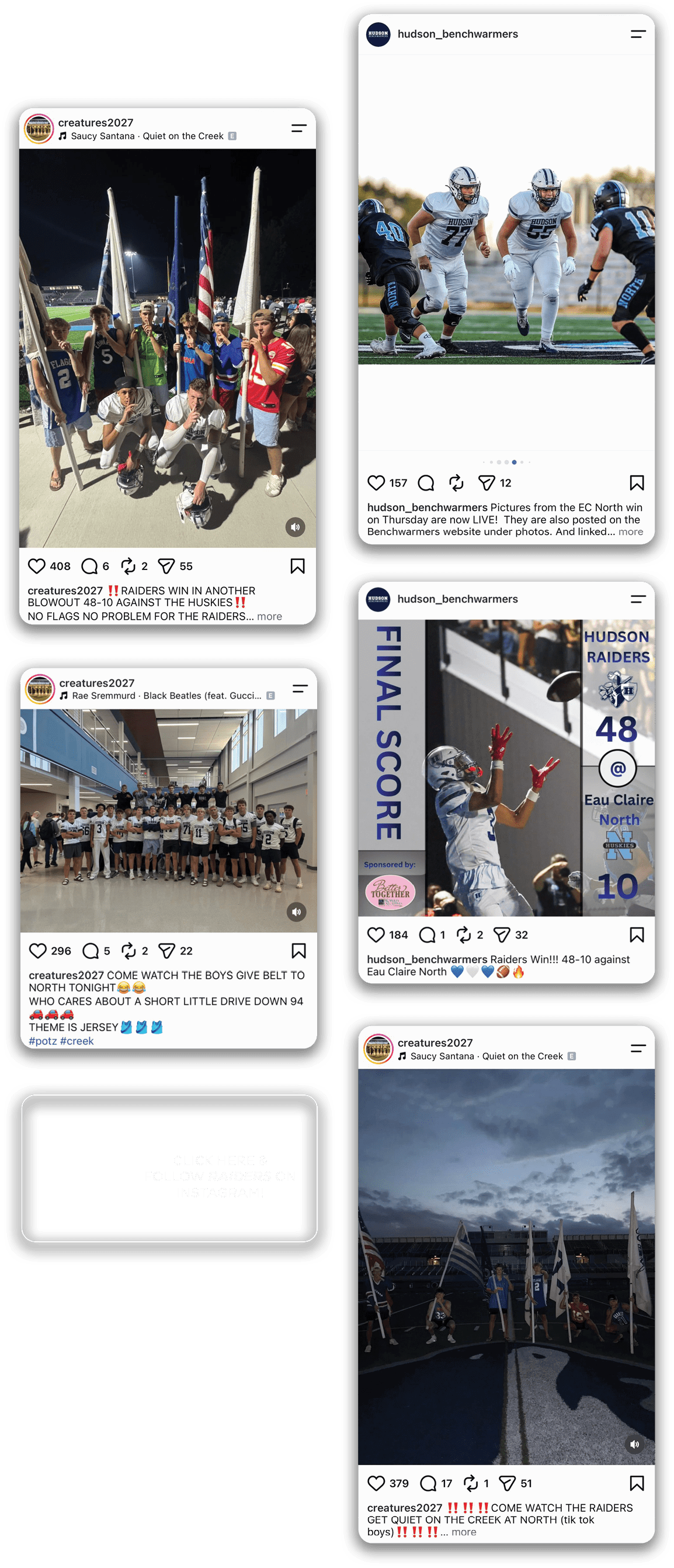 CLICK HERE & FOLLOW raiders ON INSTAGRAM