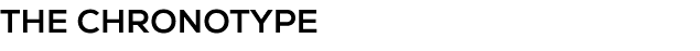 The chronotype