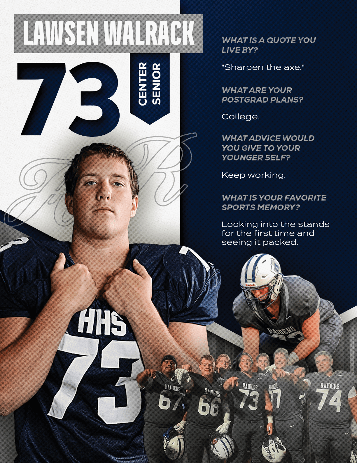 A football player wearing a blue and red jersey with the number 15 on the back. Description generated by AI
