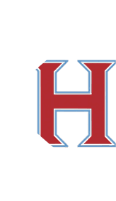 A large red letter H with a blue and white outline on a white background. Description generated by AI