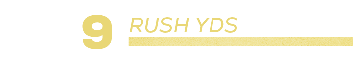 9,rush YD
