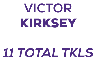 victor kirksey 11 total tkls