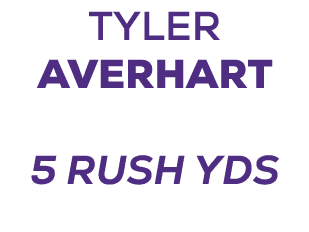 tyler Averhart 5 rush yds