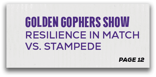 page 12,golden gophers show resilience in match vs. stamped