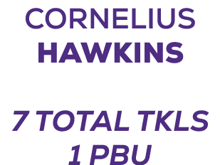 cornelius hawkins 7 total tkls 1 pbu