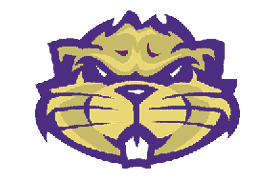 A stylized cartoon beaver face with a purple outline and yellowish-brown features showing prominent front teeth and whiskers. Description generated by AI