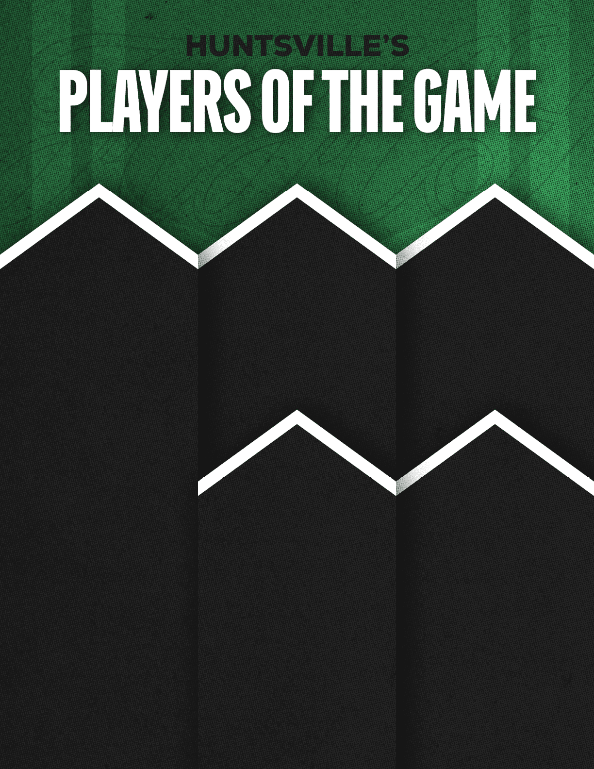 A red and black poster with the words “Sun Prairie East's Players of the Game" written on it. Description generated by AI