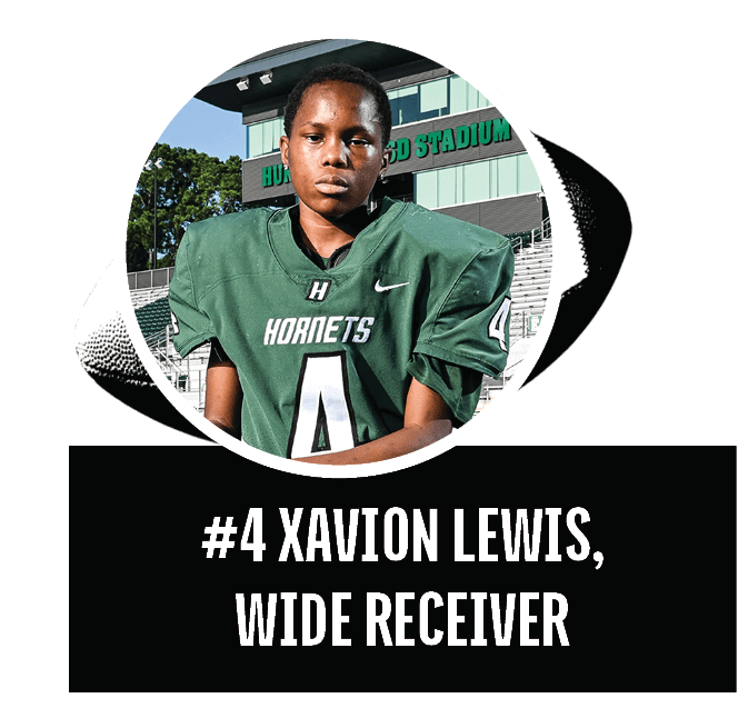 #4 xavion lewis, wide receive