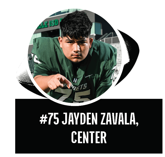 #75 Jayden Zavala, Cente