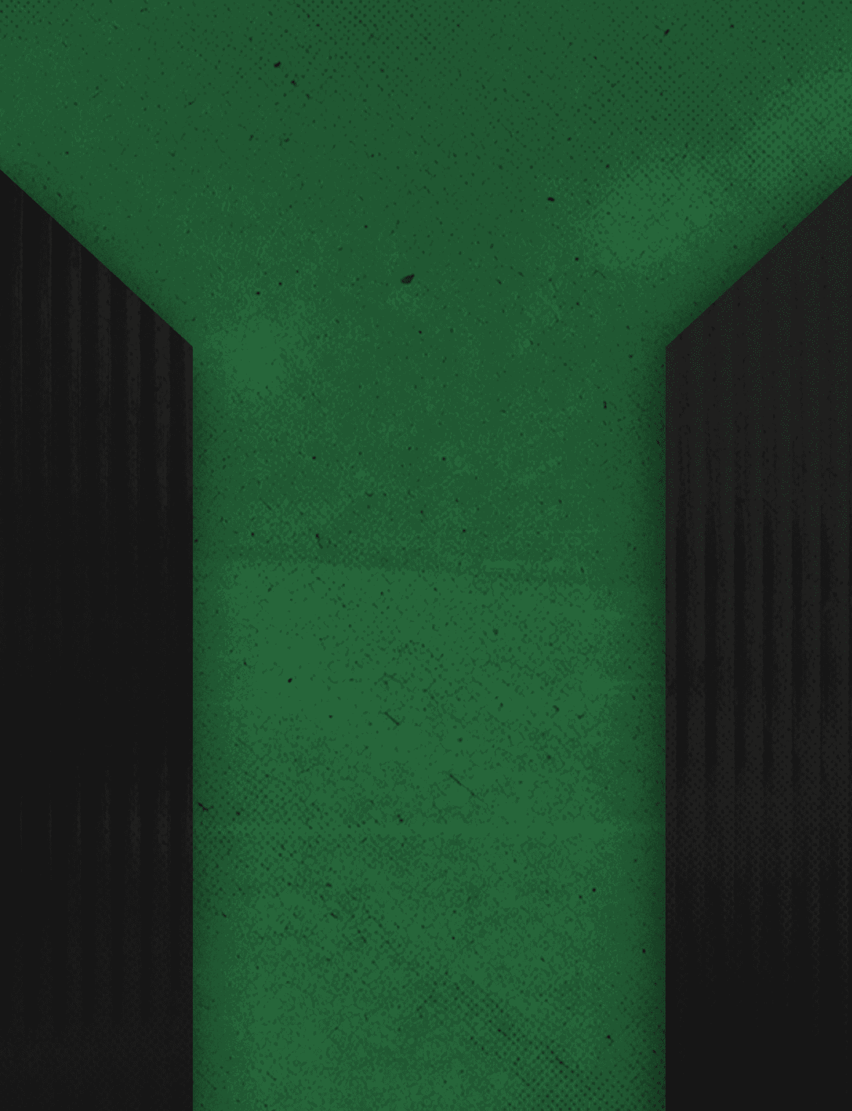 Three black and red buildings. Description generated by AI
