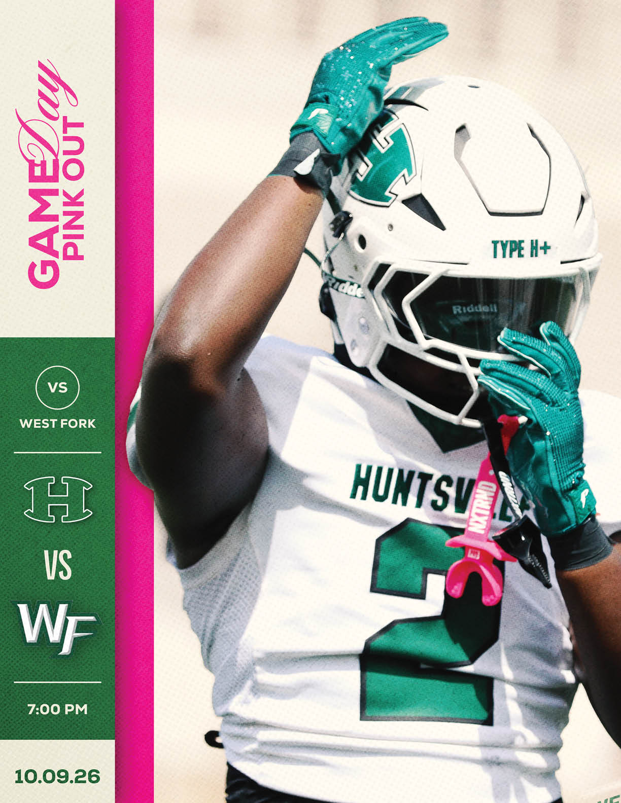 A football player wearing a green jersey with the number 12 on it. Description generated by AI