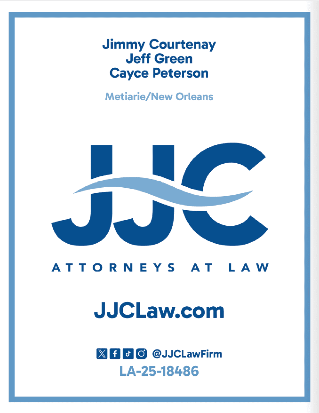 A logo for JC Law Attorneys at Law. AI generated content