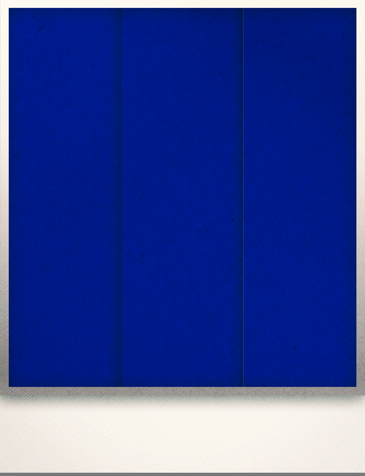 A blue sky with no clouds. Description generated by AI