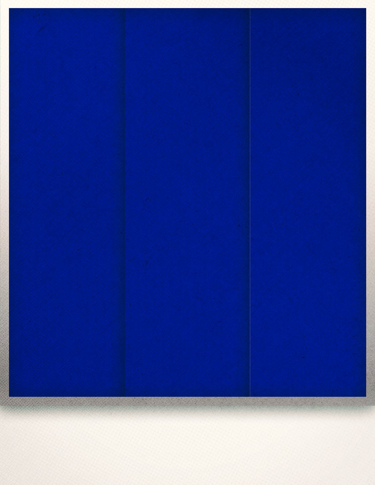 A blue sky with no clouds. Description generated by AI