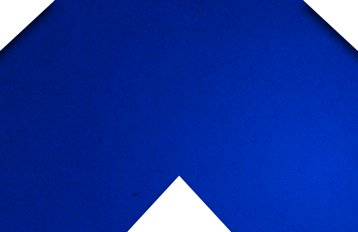 A blue and red triangular shape. Description generated by AI