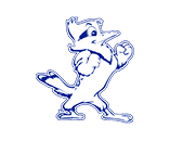 A blue and red logo of a lion. Description generated by AI