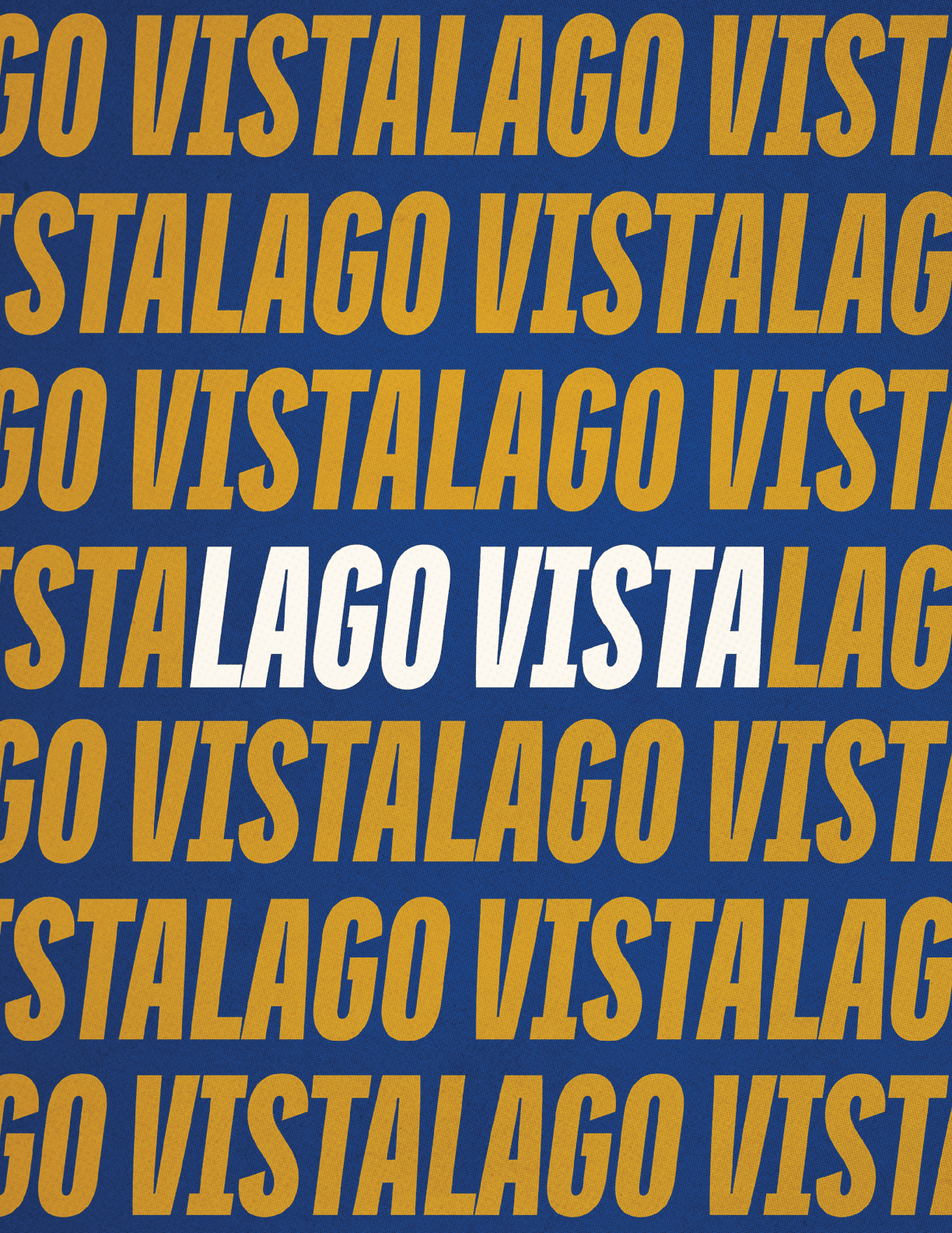A green and yellow pattern with the word Vista. Description generated by AI