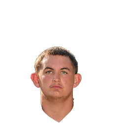 A man's head is in the center of a white background. Description generated by AI