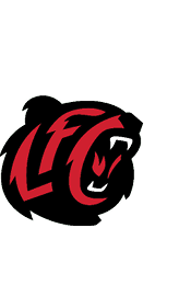 A black and red logo with a green background. Description generated by AI