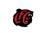 A black and red logo of a bear. Description generated by AI
