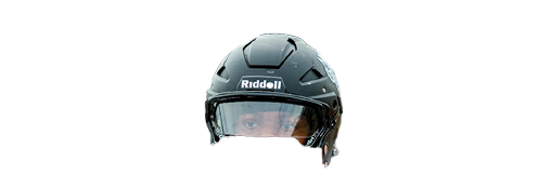 A black helmet with the word Ride on it. Description generated by AI