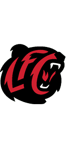 A black and red logo with a green background. Description generated by AI