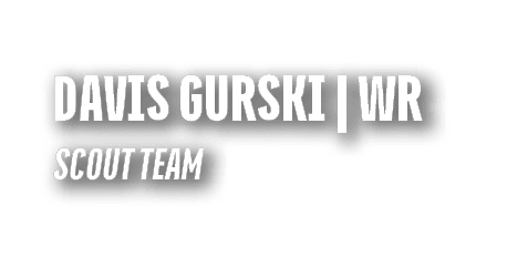 DAVIS GURSKI | WR SCOUT TEAM