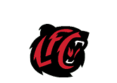 A black and red logo with a green background. Description generated by AI