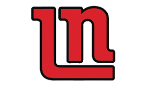 A stylized red lowercase letter “n" with a horizontal red line extending from its base to the left, outlined in black. Description generated by AI