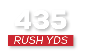 RUSH YDS,43
