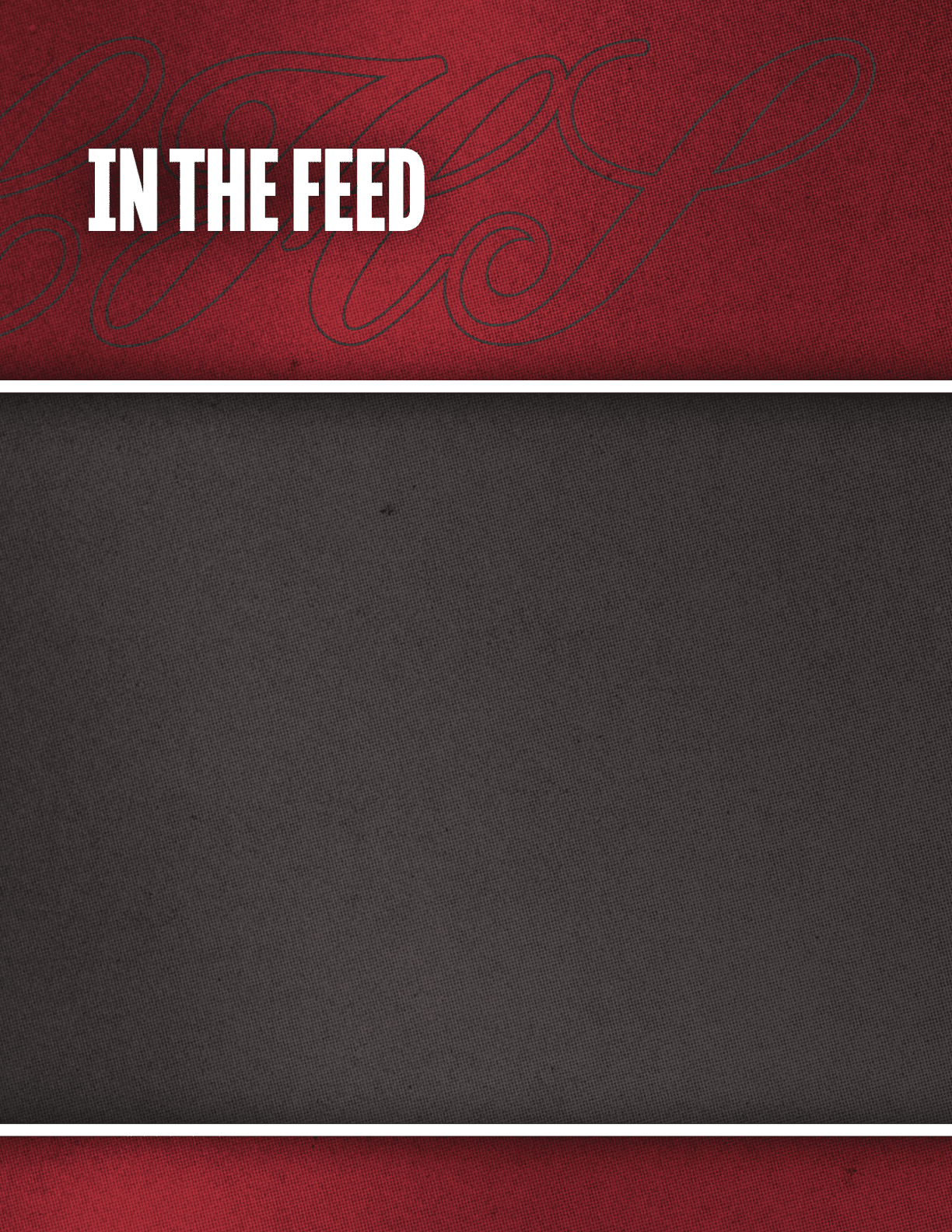 A red background with a black square. Description generated by AI