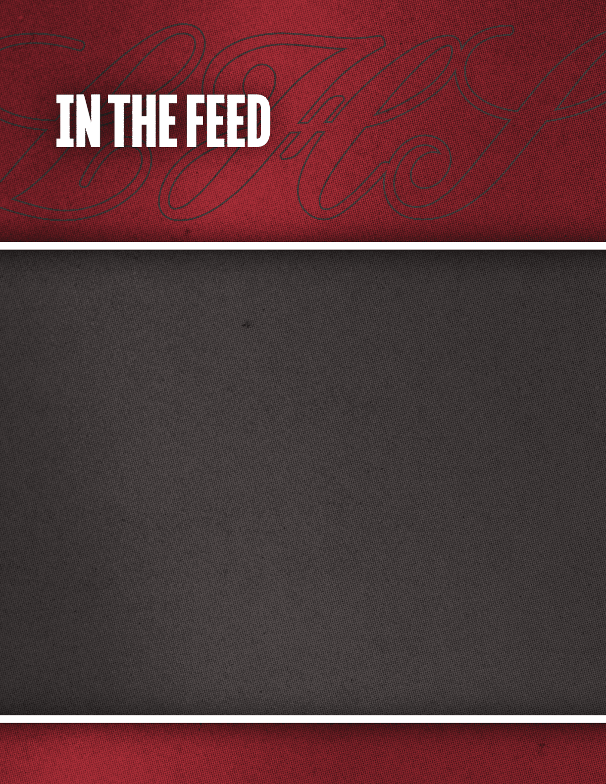 A red background with a black square. Description generated by AI