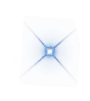 A yellow circle with a light shining in the middle. Description generated by AI
