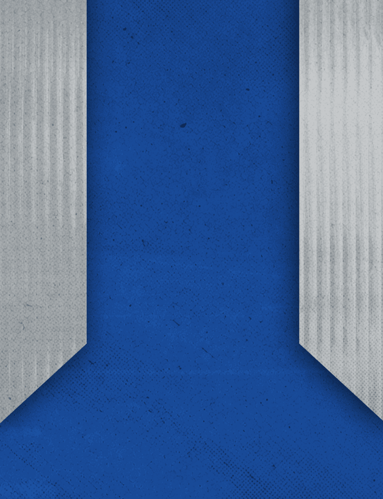 Three red and blue flags. Description generated by AI