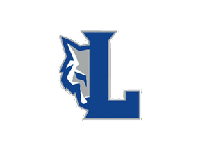 A blue and red logo of a lion. Description generated by AI