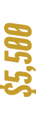 $5,500