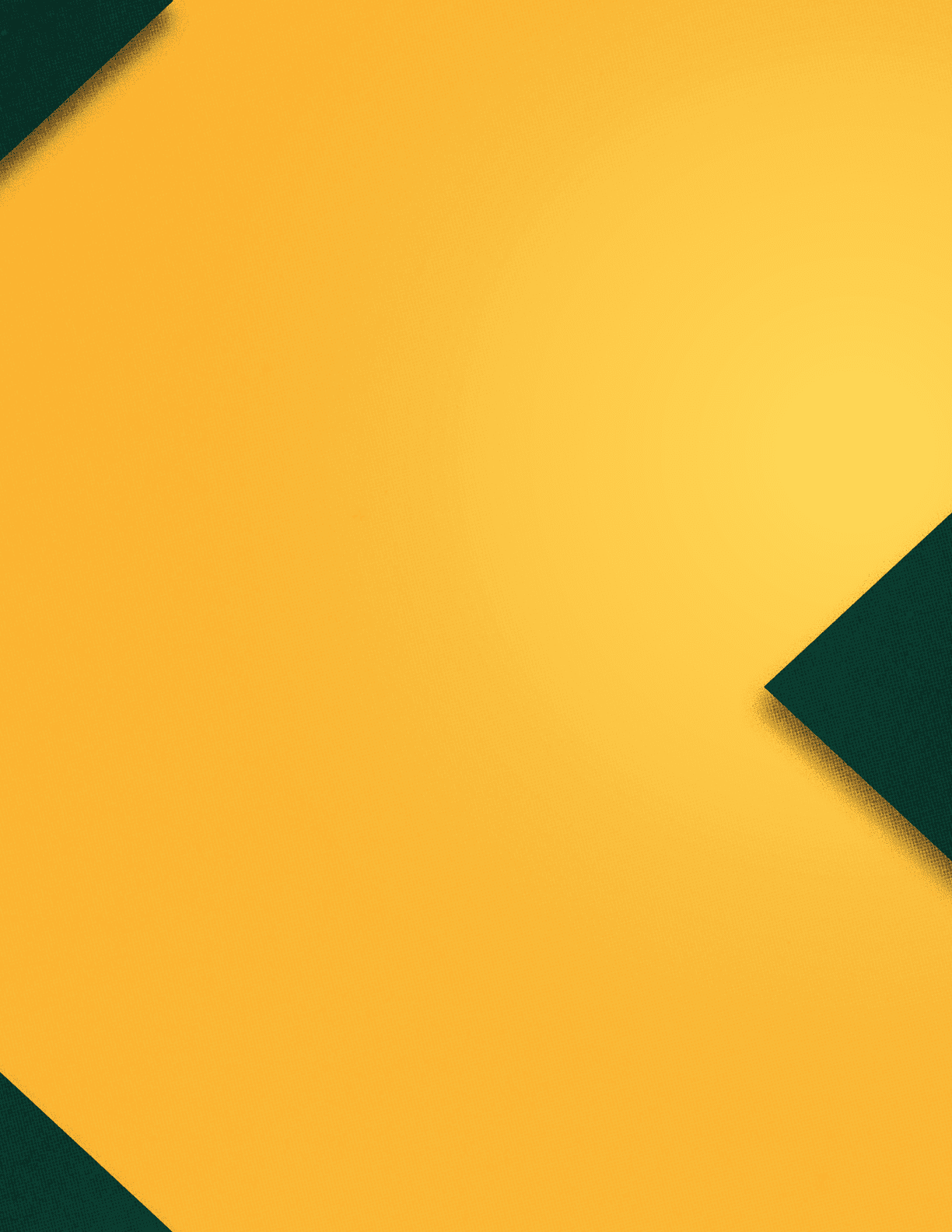 Green and white square with a triangle cut out. Description generated by AI