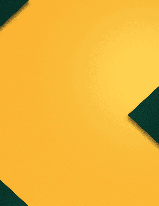 A green and white square with a triangle cut out of it. Description generated by AI