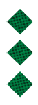 Three yellow diamond-shaped waffle pieces stacked vertically on a white background. Description generated by AI